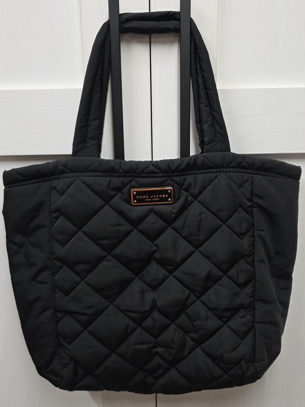 Marc Jacobs Quilted Black Tote Bag